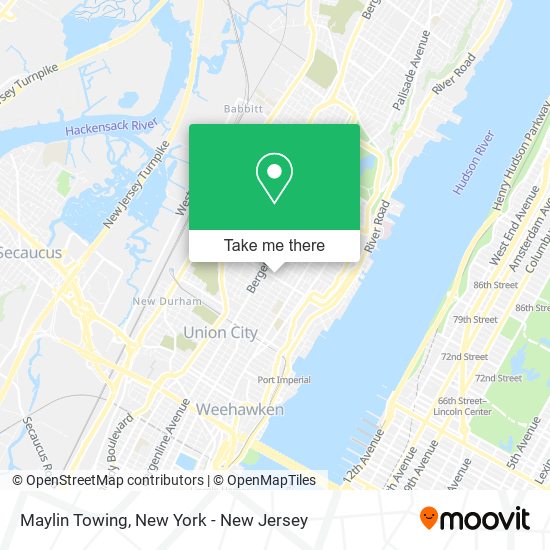 Maylin Towing map