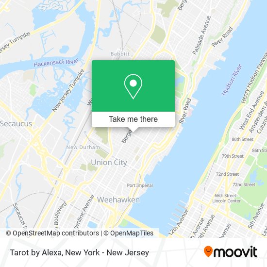 Tarot by Alexa map