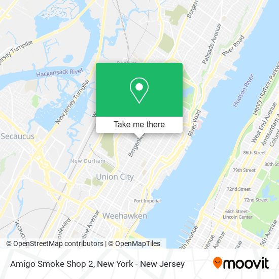 Mapa de Amigo Smoke Shop 2