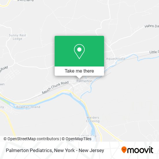 Palmerton Pediatrics map