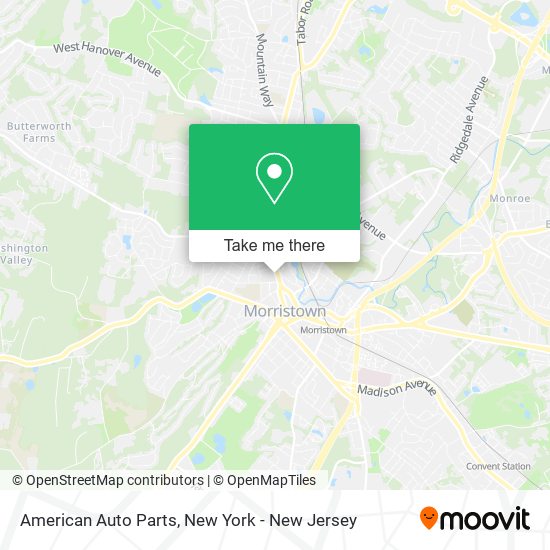 Mapa de American Auto Parts