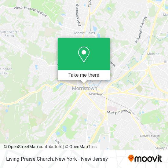 Living Praise Church map