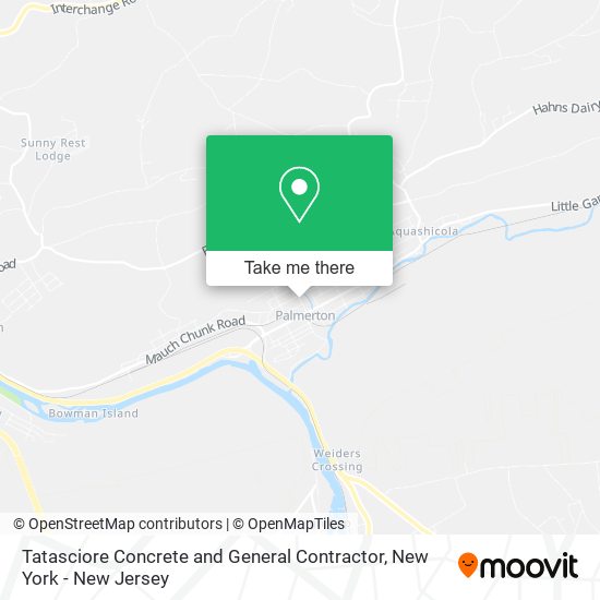 Tatasciore Concrete and General Contractor map