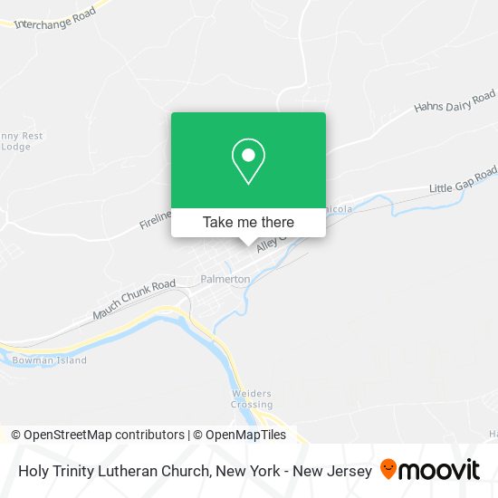 Holy Trinity Lutheran Church map