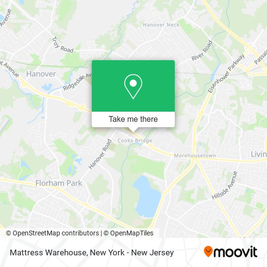 Mapa de Mattress Warehouse