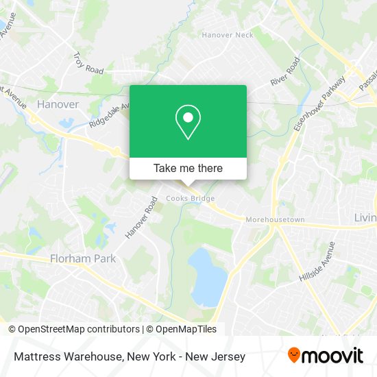 Mattress Warehouse map