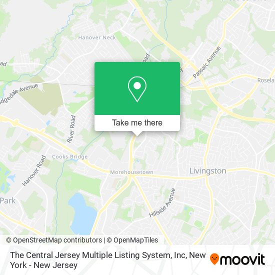 The Central Jersey Multiple Listing System, Inc map