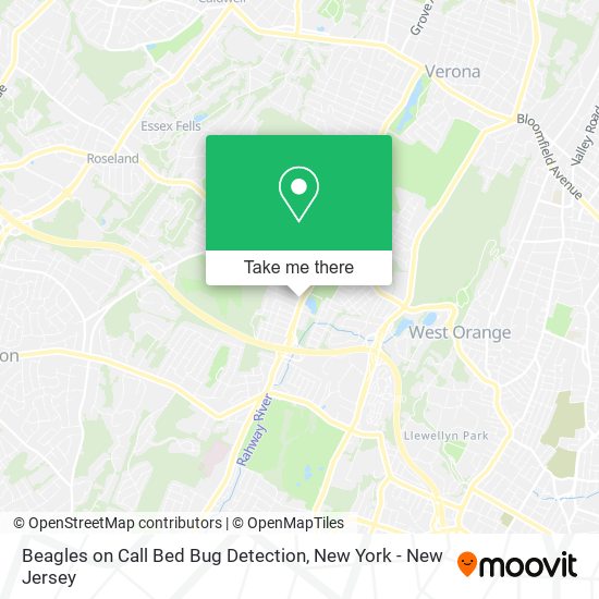 Beagles on Call Bed Bug Detection map