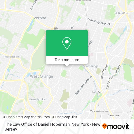 Mapa de The Law Office of Daniel Hoberman