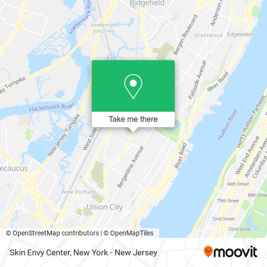 Mapa de Skin Envy Center