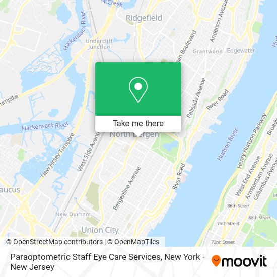 Paraoptometric Staff Eye Care Services map