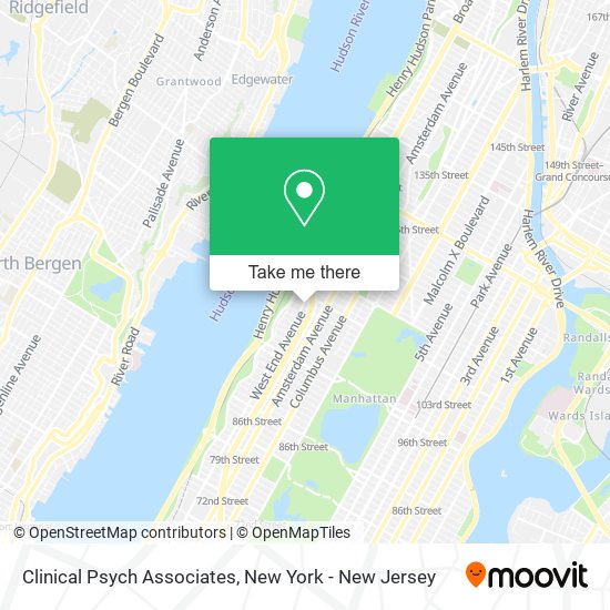 Clinical Psych Associates map