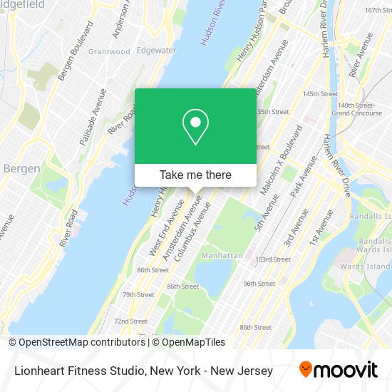 Lionheart Fitness Studio map