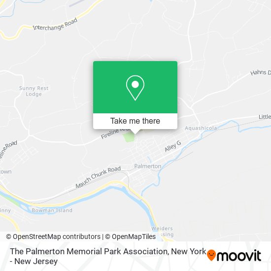 The Palmerton Memorial Park Association map