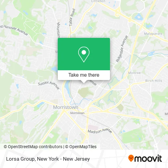 Lorsa Group map