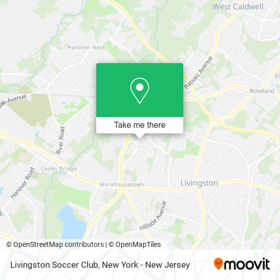 Mapa de Livingston Soccer Club