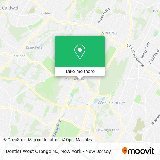 Mapa de Dentist West Orange NJ