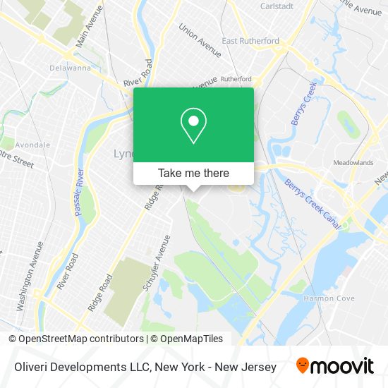 Mapa de Oliveri Developments LLC