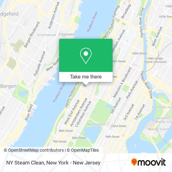 Mapa de NY Steam Clean