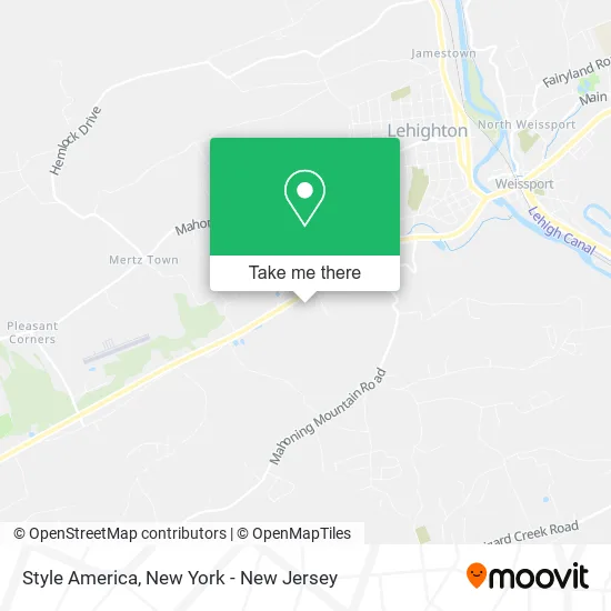 Style America map