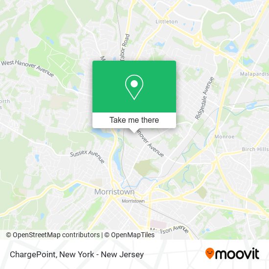 ChargePoint map