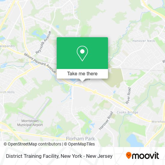 District Training Facility map