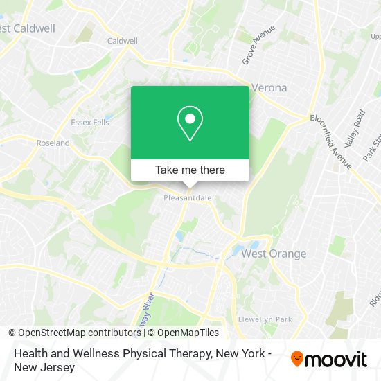 Health and Wellness Physical Therapy map