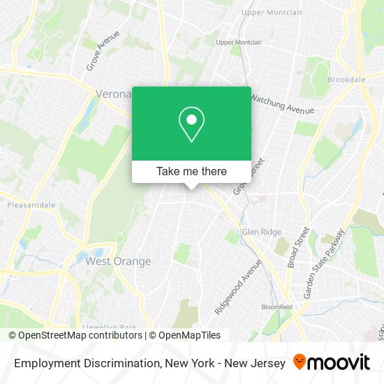 Employment Discrimination map