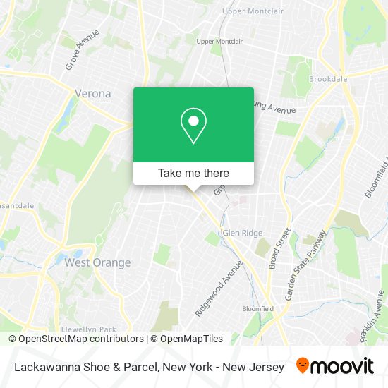 Mapa de Lackawanna Shoe & Parcel