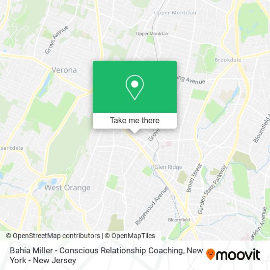 Bahia Miller - Conscious Relationship Coaching map