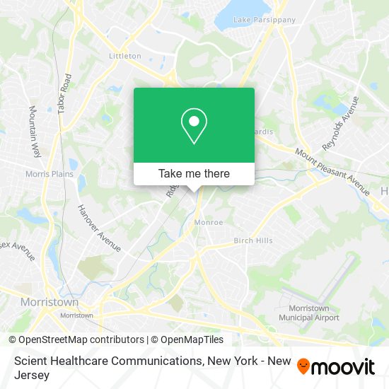 Mapa de Scient Healthcare Communications