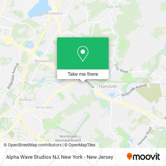 Mapa de Alpha Wave Studios NJ