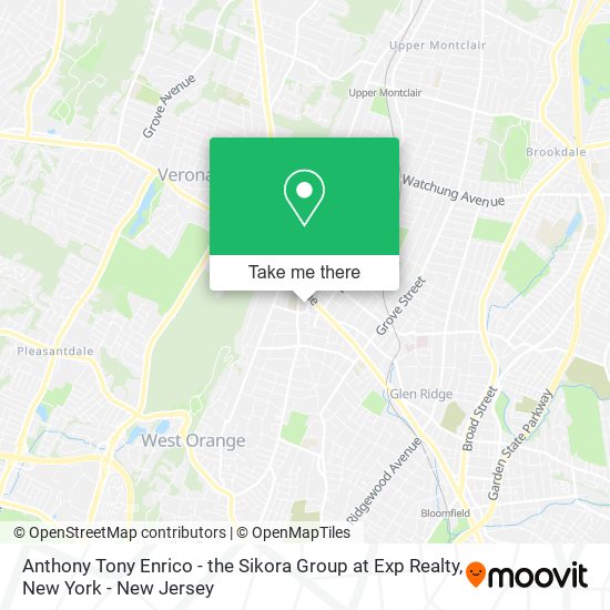 Anthony Tony Enrico - the Sikora Group at Exp Realty map