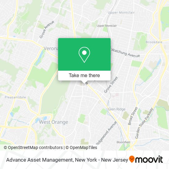 Mapa de Advance Asset Management