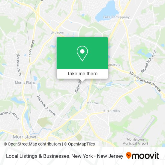 Local Listings & Businesses map