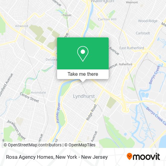 Mapa de Rosa Agency Homes