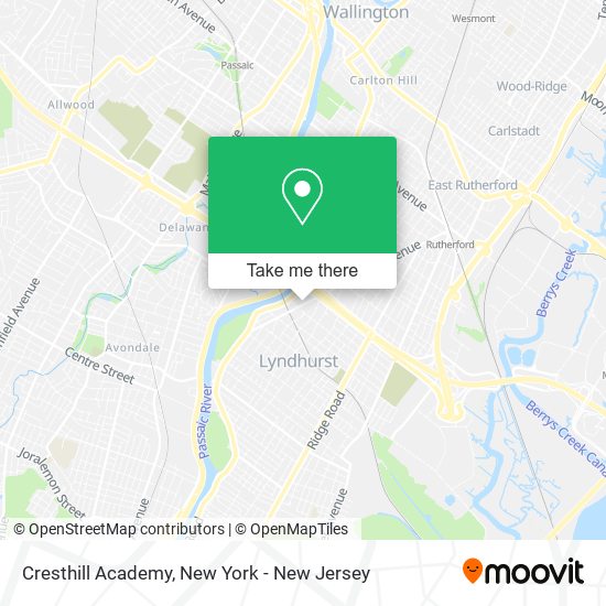 Mapa de Cresthill Academy