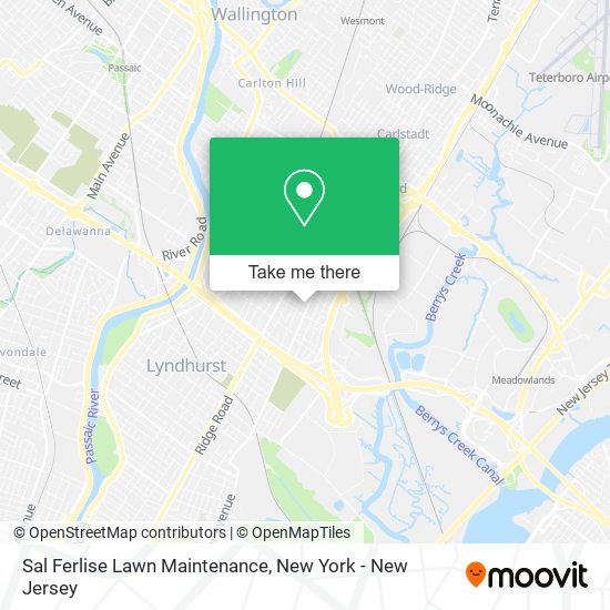 Sal Ferlise Lawn Maintenance map