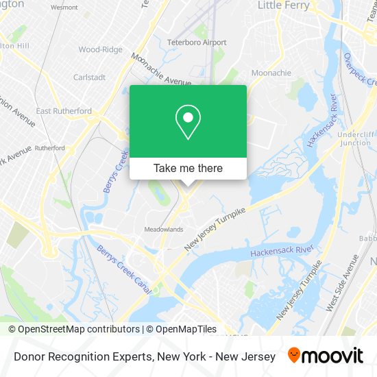 Donor Recognition Experts map