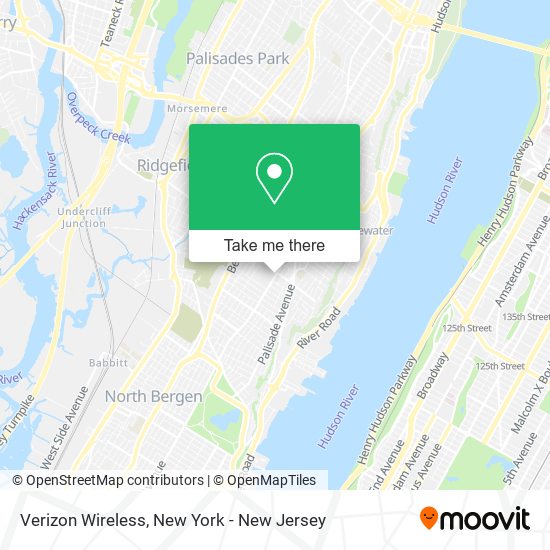 Verizon Wireless map