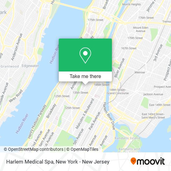 Harlem Medical Spa map