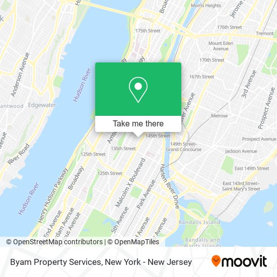 Mapa de Byam Property Services