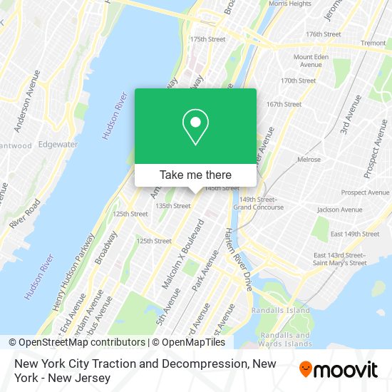 Mapa de New York City Traction and Decompression