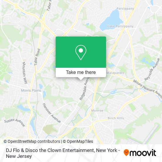 Mapa de DJ Flo & Disco the Clown Entertainment