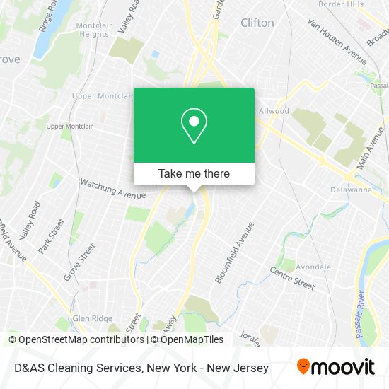 Mapa de D&AS Cleaning Services