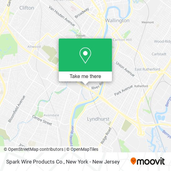 Spark Wire Products Co. map