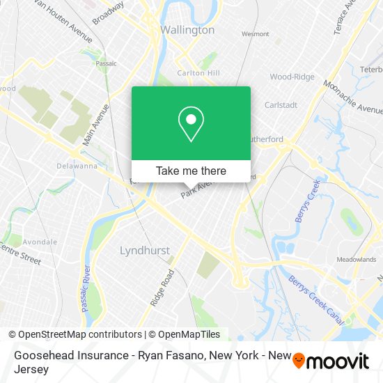 Goosehead Insurance - Ryan Fasano map