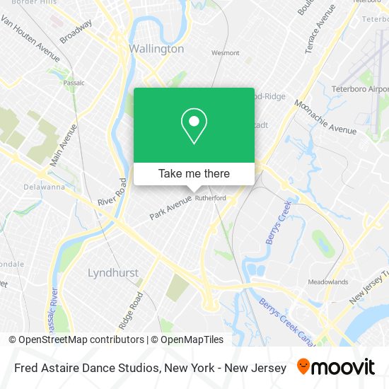 Mapa de Fred Astaire Dance Studios