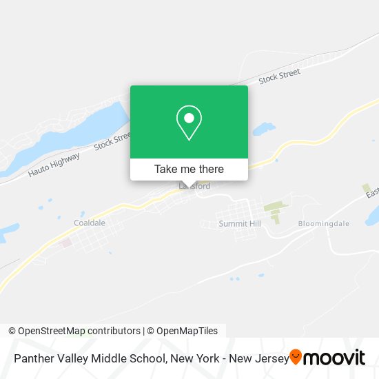 Panther Valley Middle School map