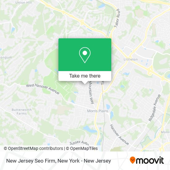 Mapa de New Jersey Seo Firm
